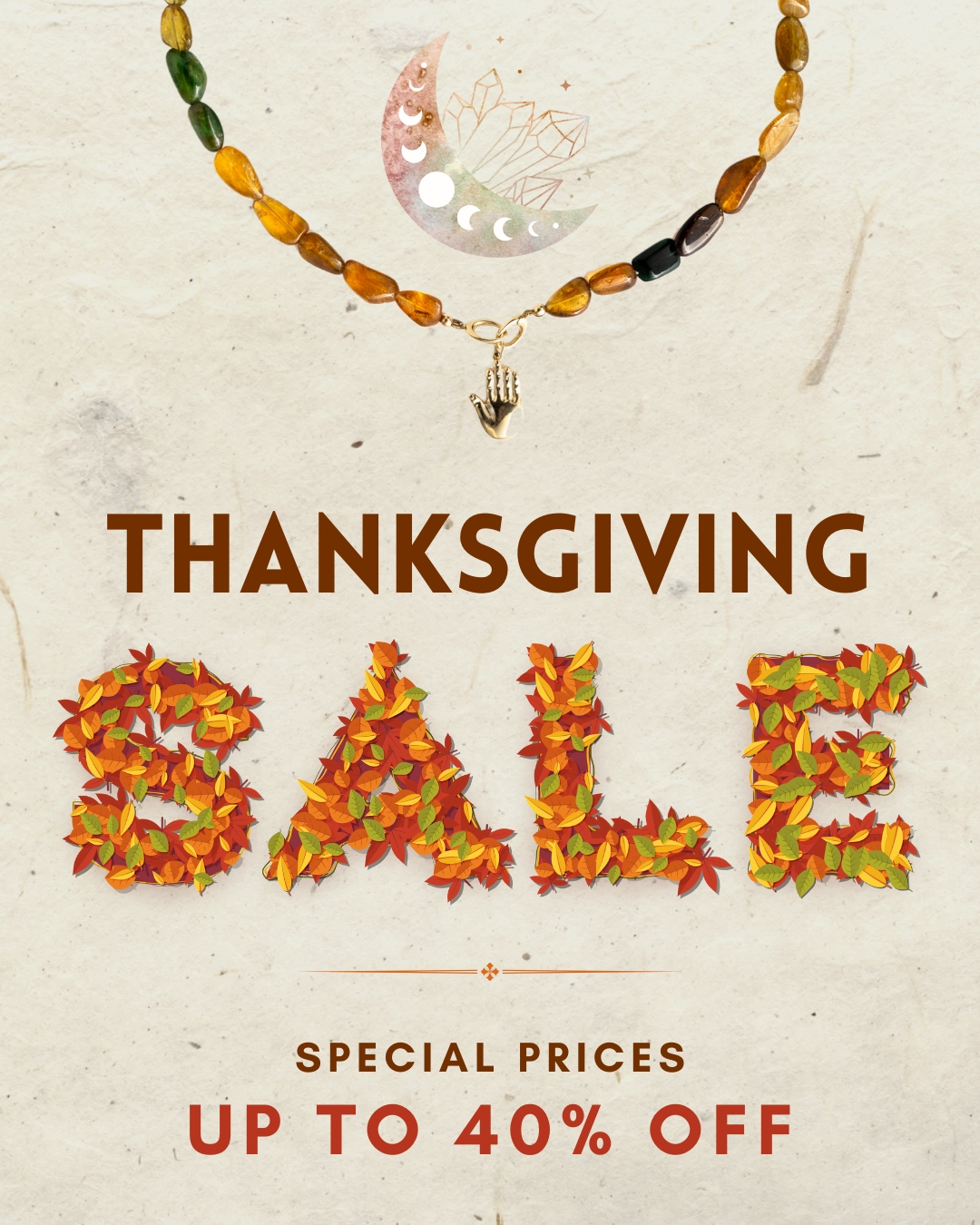 Instagram ad Thanksgiving sale